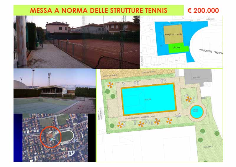 Messa a norma delle strutture tennis