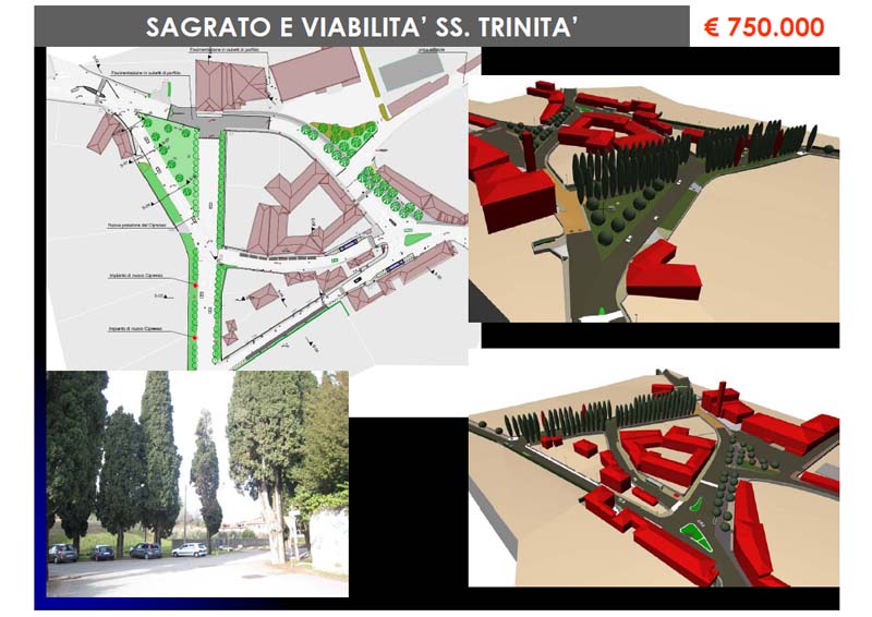 Sagrato e viabilità SS. Trinità