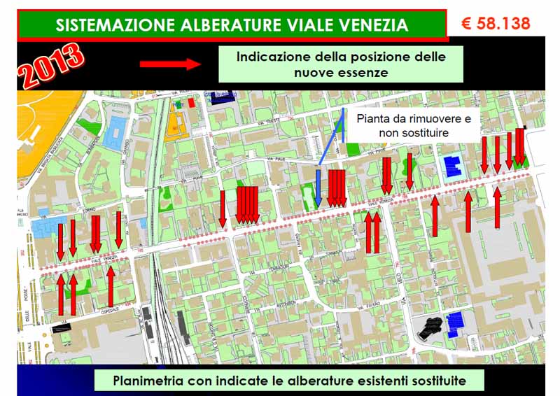 Verde – Intervento “Sistemazione alberature Viale Venezia”