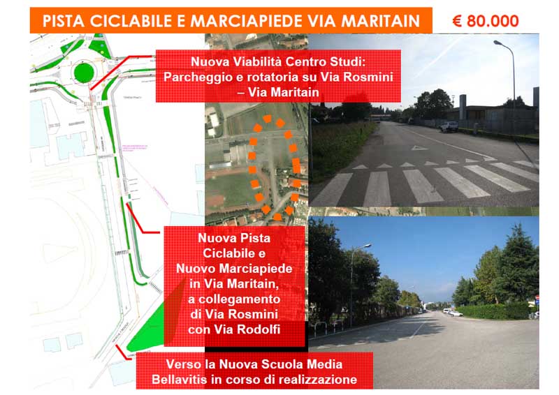 Pista ciclabile – “Via Maritain”