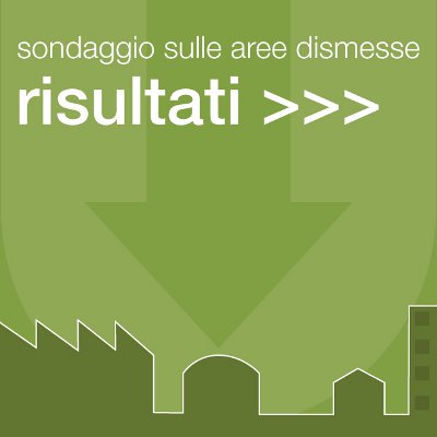 Sondaggio sulle aree dismesse: risultati