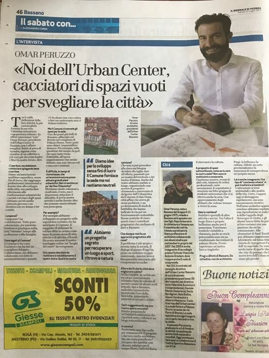 “Noi dell’Urban Center, cacciatori di spazi vuoti per svegliare la città” – Giornale di Vicenza