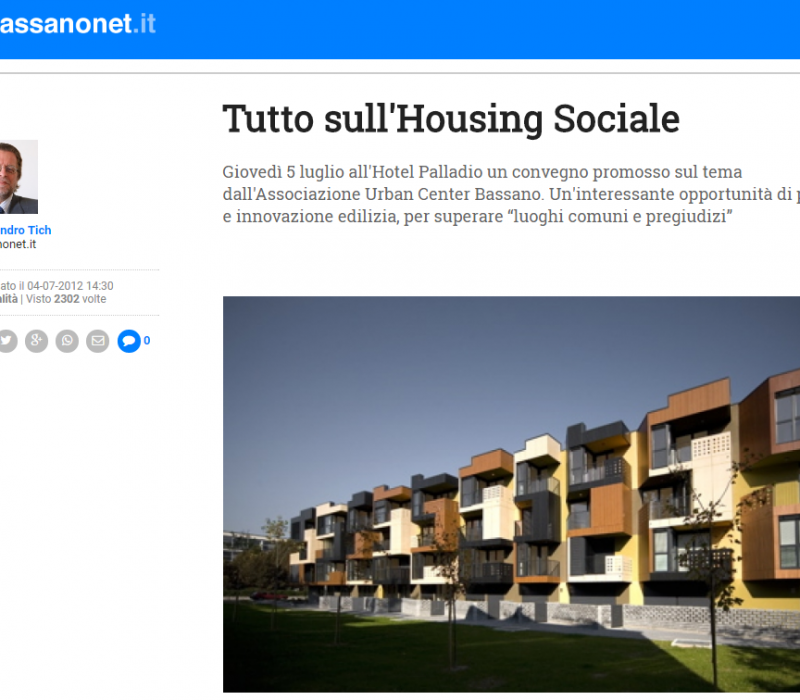 Tutto sull’Housing Sociale – Bassanonet