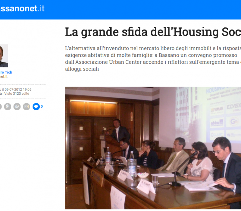 La grande sfida dell’Housing Sociale – Bassanonet