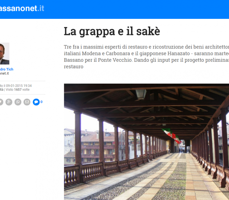 La grappa e il sakè – Bassanonet