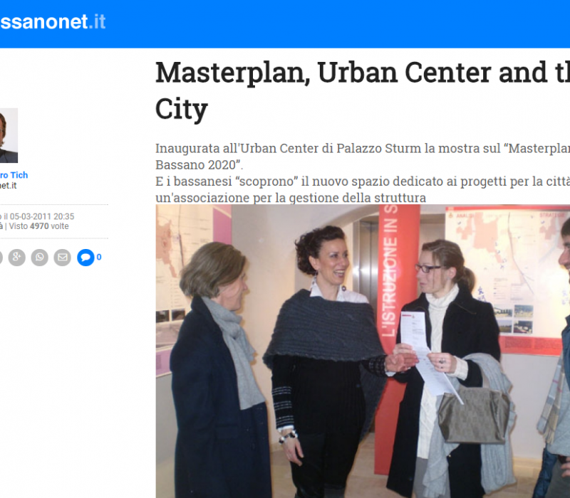 Masterplan, Urban Center and the City – Bassanonet