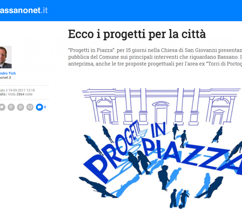 Ecco i progetti per la città – Bassanonet