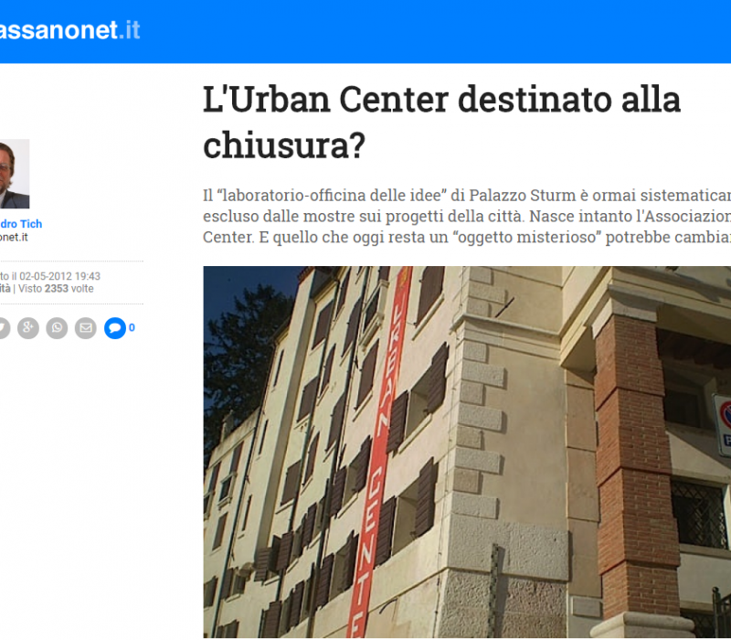 L’Urban Center destinato alla chiusura? – Bassanonet