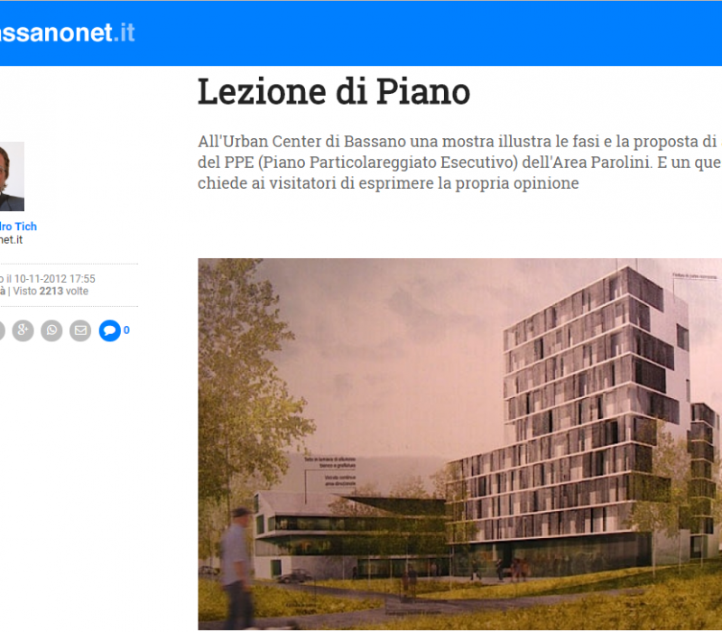 Lezione di Piano – Bassanonet