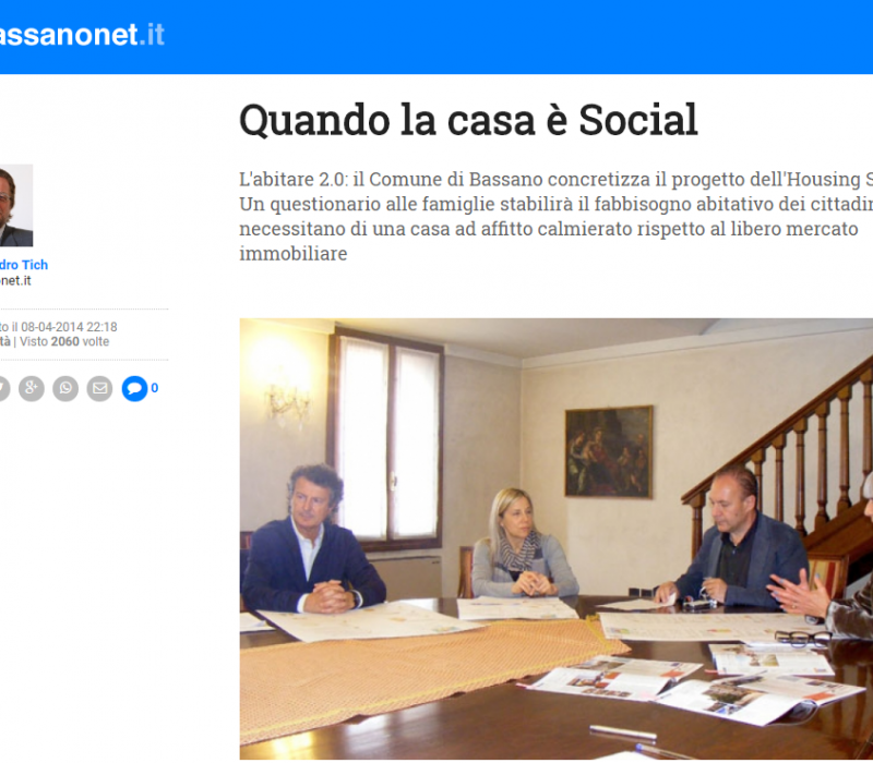 Quando la casa è Social – Bassanonet