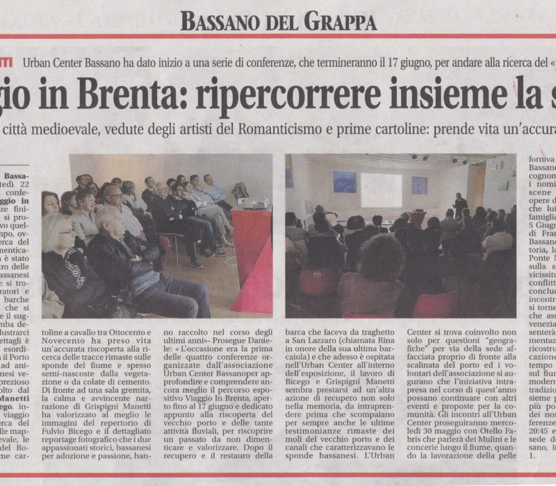 Viaggio in Brenta: ripercorrere insieme la storia – Bassanoweek